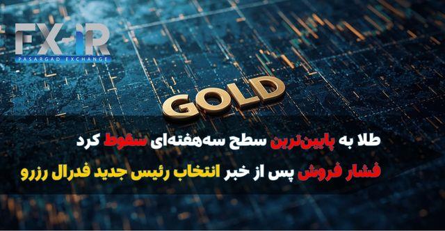 فشار فروش بر طلا