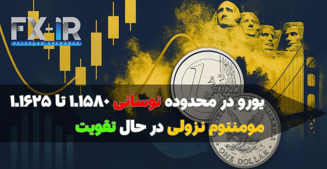 یورو در محدوده نوسان